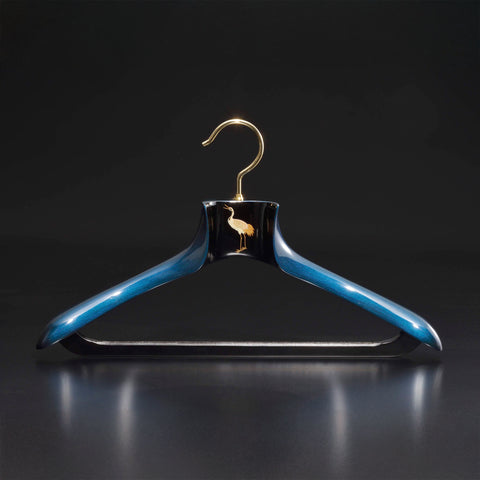 Wajima Lacquer Premium Hanger / Crane – Ruri (Lapis Lazuli Blue)