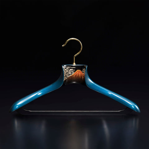 Wajima Lacquer Premium Hanger / Gaifū Kaisei – Ruri (Lapis Lazuli Blue)
