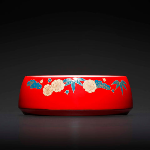 Pet Bowl (Small) / Pine, Bamboo, and Plum
