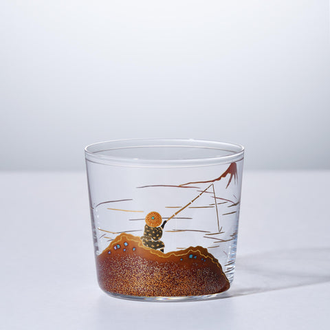 Maki-e Glass – Old Fashioned / Fisherman