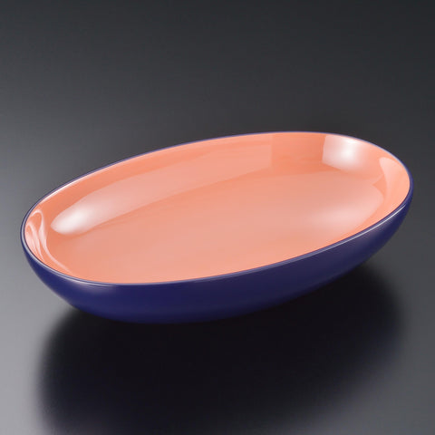 iro ovall Plate / Hime-murasaki (Princess Purple)