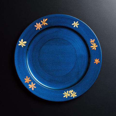Round Plate / Hepatica (Yukiwarisō)