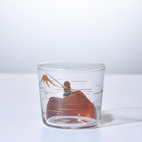 Maki-e Glass – Old Fashioned / Fisherman