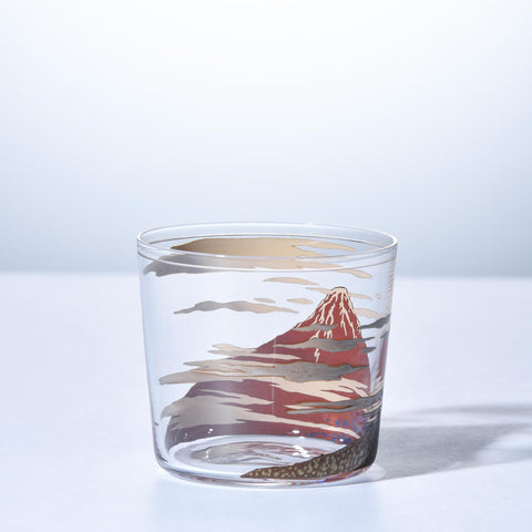 Maki-e Glass – Old Fashioned / Gaifū Kaisei (South Wind, Clear Sky)
