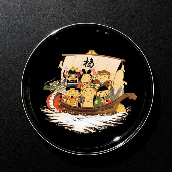 飾皿　龍神宝船