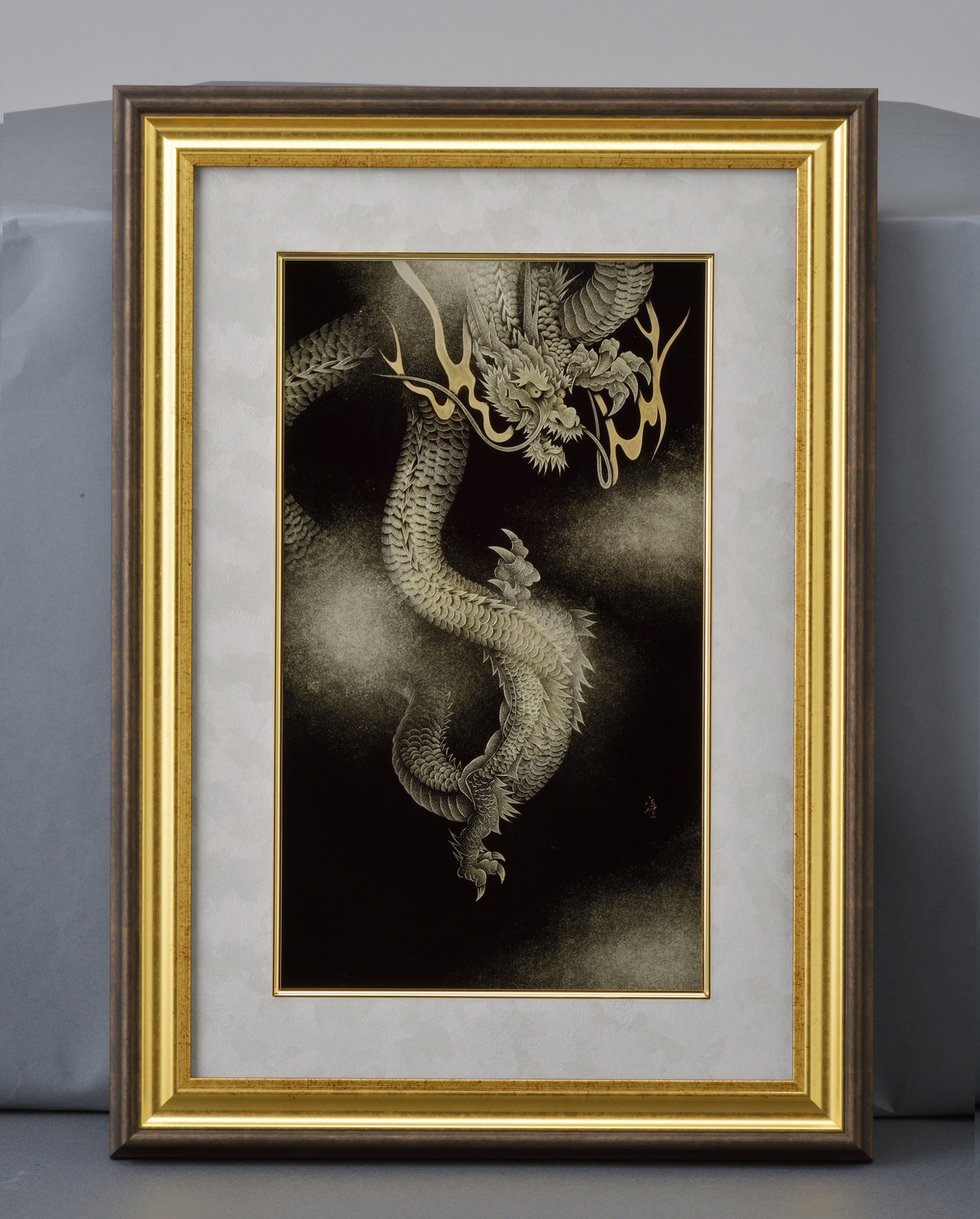 漆額「昇り龍」