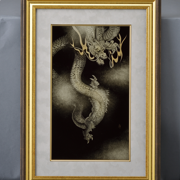 漆額「昇り龍」
