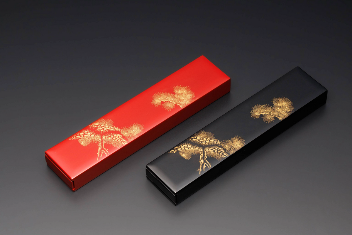 箸箱　松沈金