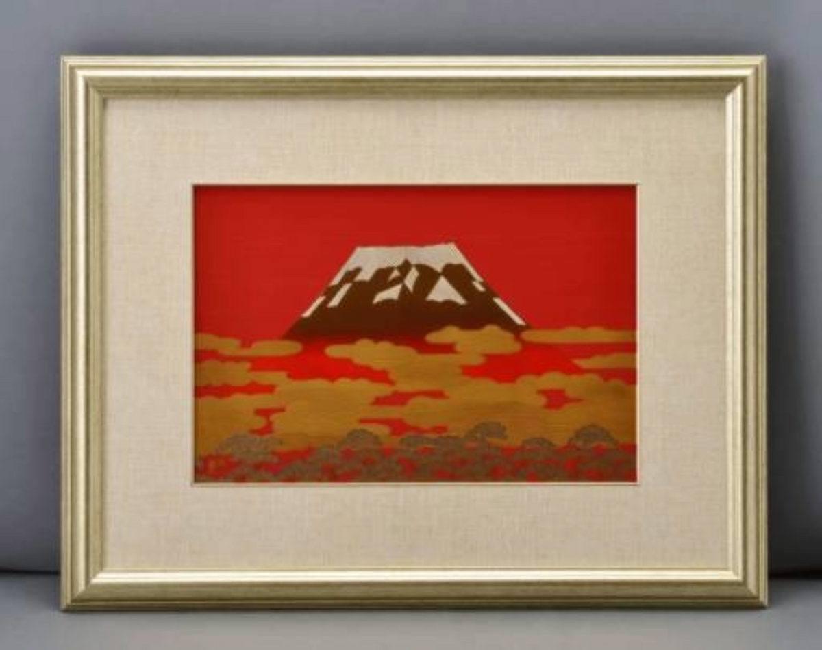 漆額「駿河富士」