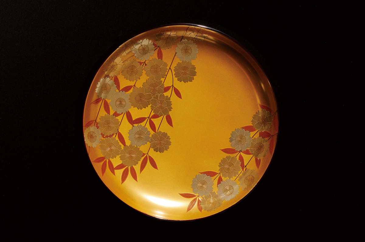 飾皿　四季の図
