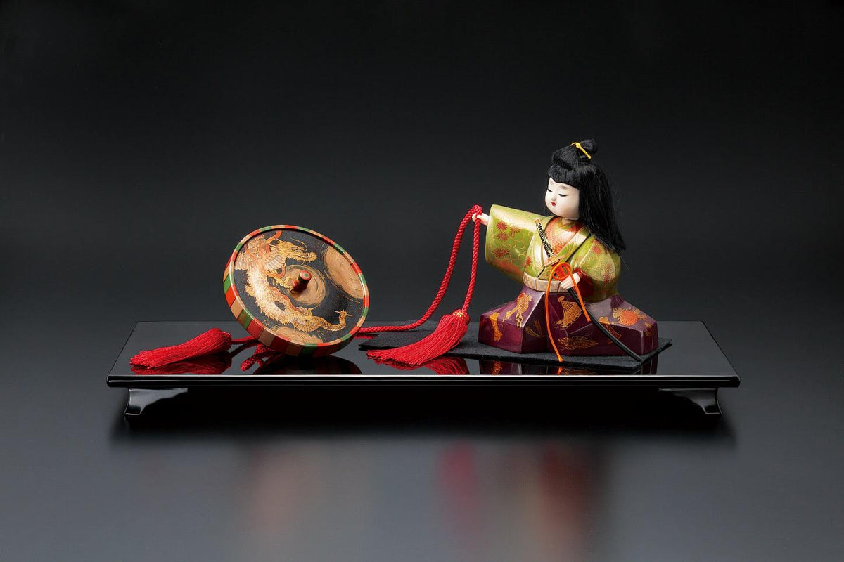 出世独楽・若武者飾