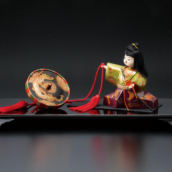 出世独楽・若武者飾