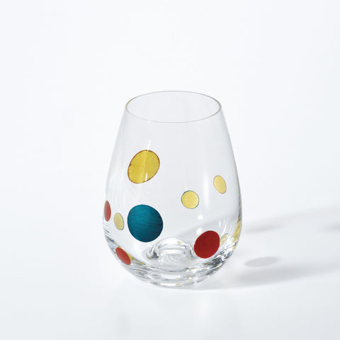 蒔絵ディナーグラス / 泡【本朱×明青】