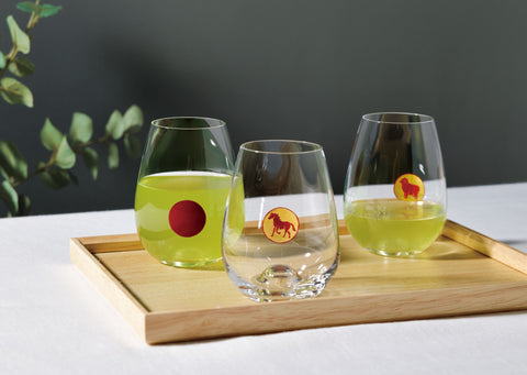 蒔絵ディナーグラス / 干支【亥】