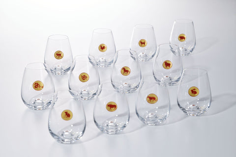 蒔絵ディナーグラス / 干支【亥】